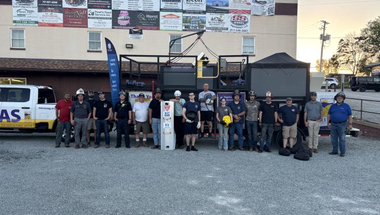 Robert Fulton Fire Company grain rescue tube donation