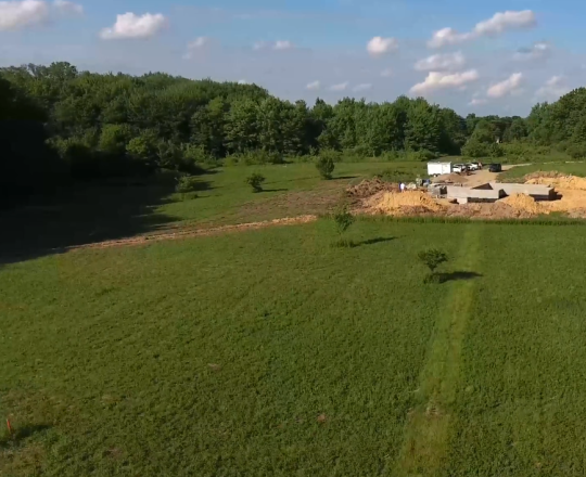 home construction on vacant land