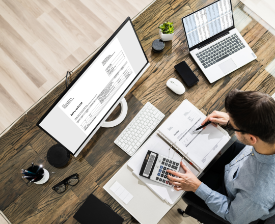 Man at Desk